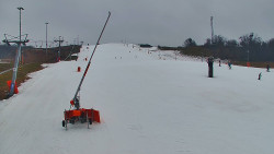 Sjezdovka skiareálu Hlubočky