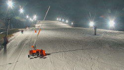 Sjezdovka skiareálu Hlubočky