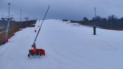 Sjezdovka skiareálu Hlubočky