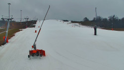 Sjezdovka skiareálu Hlubočky