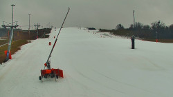 Sjezdovka skiareálu Hlubočky