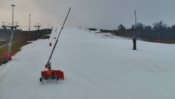 Sjezdovka skiareálu Hlubočky