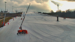 Sjezdovka skiareálu Hlubočky