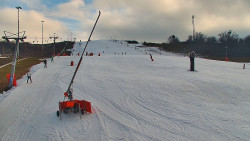 Sjezdovka skiareálu Hlubočky