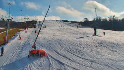 Sjezdovka skiareálu Hlubočky