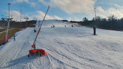 Sjezdovka skiareálu Hlubočky