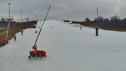 Sjezdovka skiareálu Hlubočky