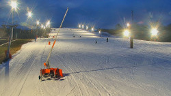 Sjezdovka skiareálu Hlubočky