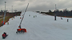 Sjezdovka skiareálu Hlubočky