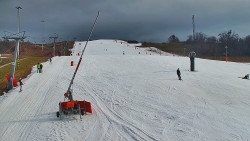 Sjezdovka skiareálu Hlubočky