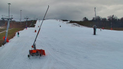 Sjezdovka skiareálu Hlubočky
