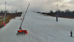 Sjezdovka skiareálu Hlubočky