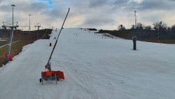 Sjezdovka skiareálu Hlubočky