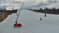 Sjezdovka skiareálu Hlubočky