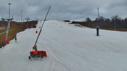 Sjezdovka skiareálu Hlubočky