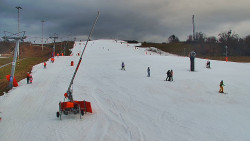 Sjezdovka skiareálu Hlubočky