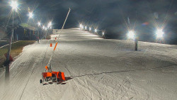 Sjezdovka skiareálu Hlubočky