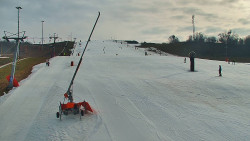 Sjezdovka skiareálu Hlubočky