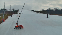 Sjezdovka skiareálu Hlubočky