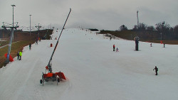 Sjezdovka skiareálu Hlubočky