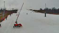 Sjezdovka skiareálu Hlubočky