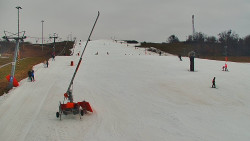 Sjezdovka skiareálu Hlubočky