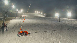 Sjezdovka skiareálu Hlubočky