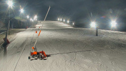 Sjezdovka skiareálu Hlubočky