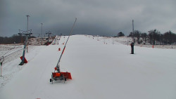 Sjezdovka skiareálu Hlubočky