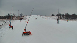 Sjezdovka skiareálu Hlubočky