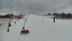 Sjezdovka skiareálu Hlubočky