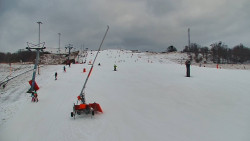 Sjezdovka skiareálu Hlubočky