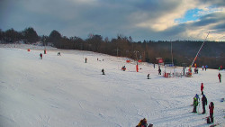 Sjezdovka skiareálu Hlubočky