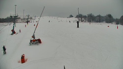 Sjezdovka skiareálu Hlubočky