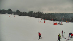 Sjezdovka skiareálu Hlubočky