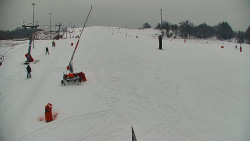 Sjezdovka skiareálu Hlubočky