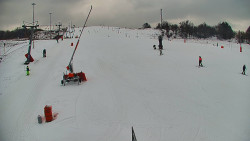 Sjezdovka skiareálu Hlubočky