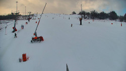 Sjezdovka skiareálu Hlubočky