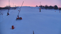 Sjezdovka skiareálu Hlubočky
