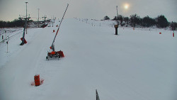 Sjezdovka skiareálu Hlubočky