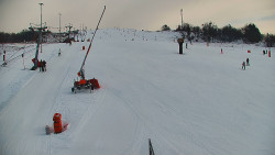 Sjezdovka skiareálu Hlubočky