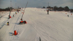 Sjezdovka skiareálu Hlubočky