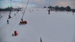 Sjezdovka skiareálu Hlubočky