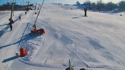 Sjezdovka skiareálu Hlubočky