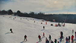 Sjezdovka skiareálu Hlubočky