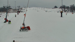 Sjezdovka skiareálu Hlubočky