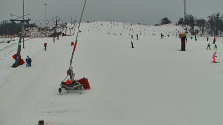 Sjezdovka skiareálu Hlubočky