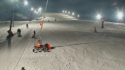 Sjezdovka skiareálu Hlubočky