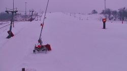 Sjezdovka skiareálu Hlubočky