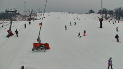 Sjezdovka skiareálu Hlubočky